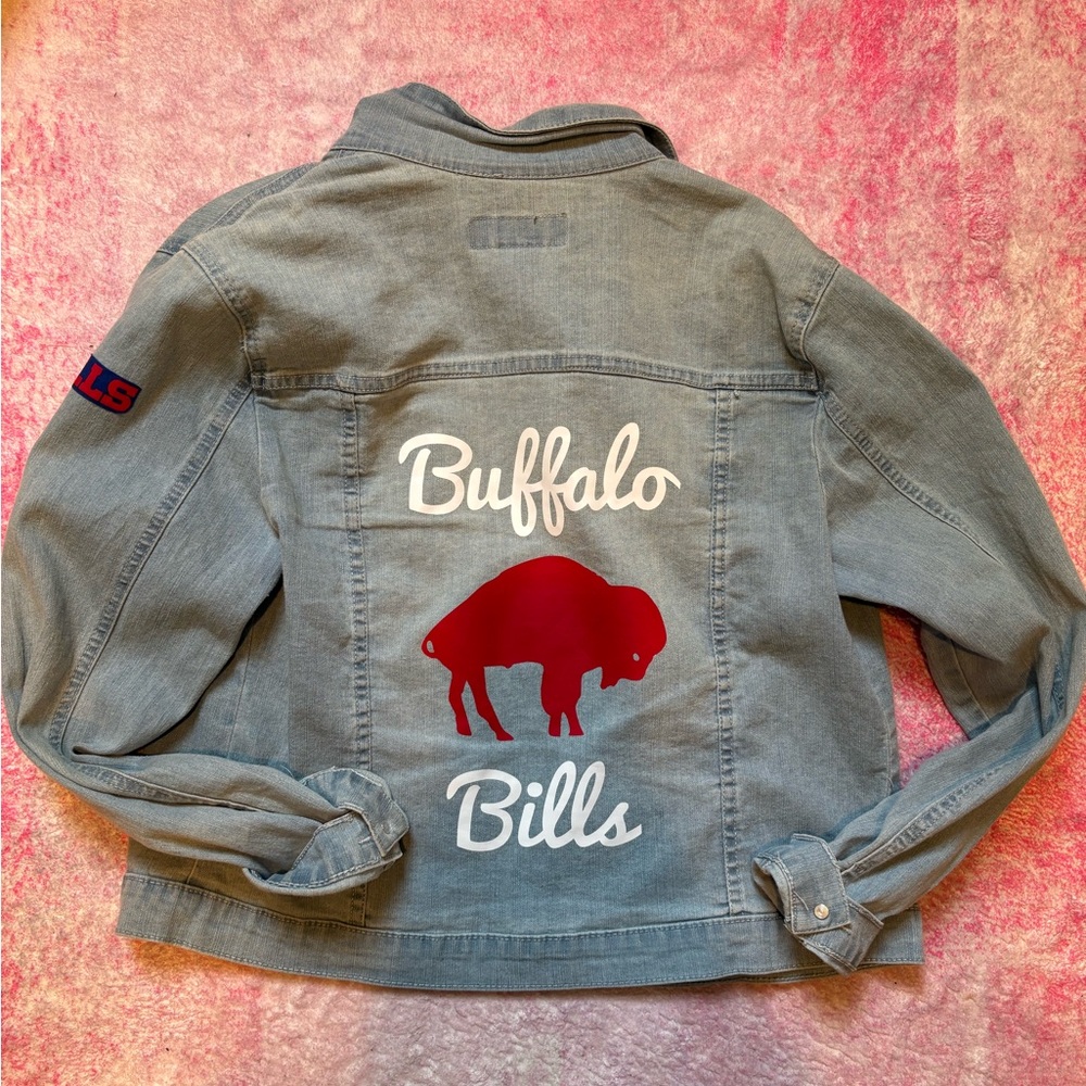 Buffalo Bills custom denim jacket